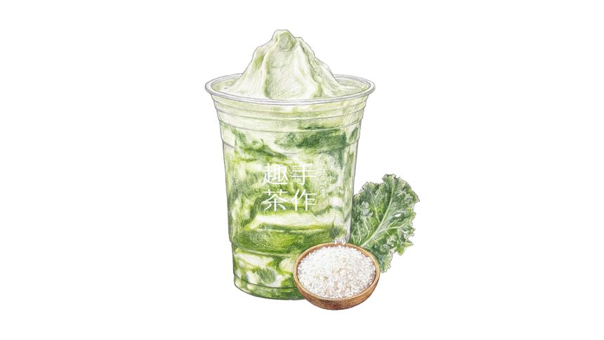原叶糯米酸奶