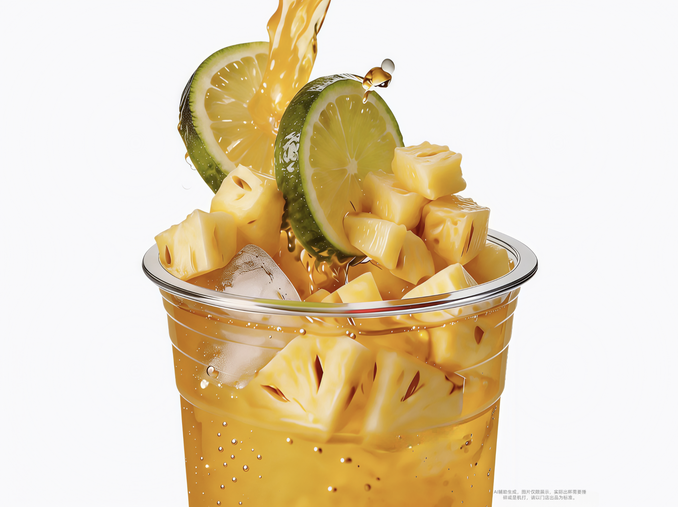 菠萝柠檬茶