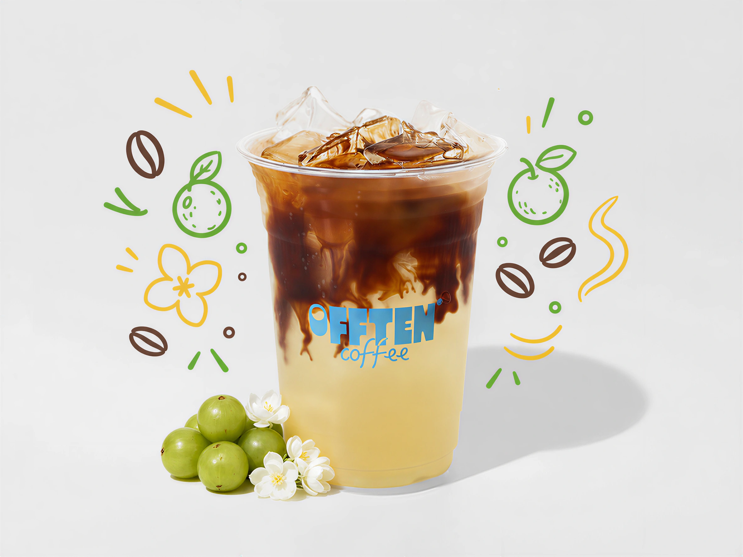 油柑茉莉美式.