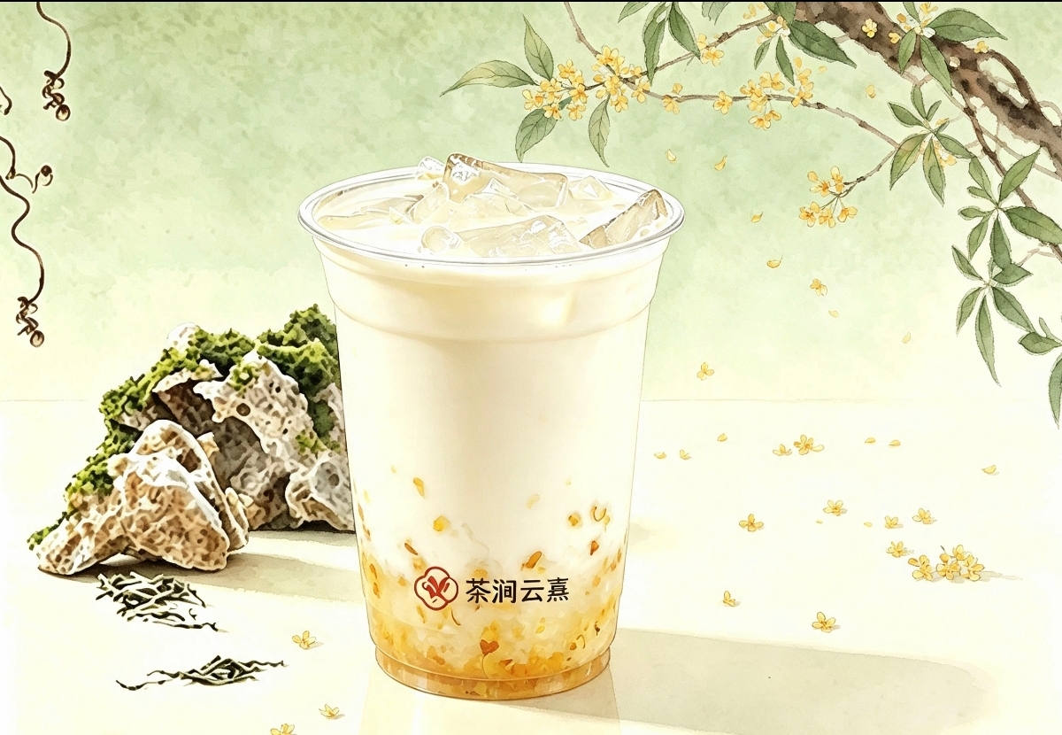 桂花椰椰奶