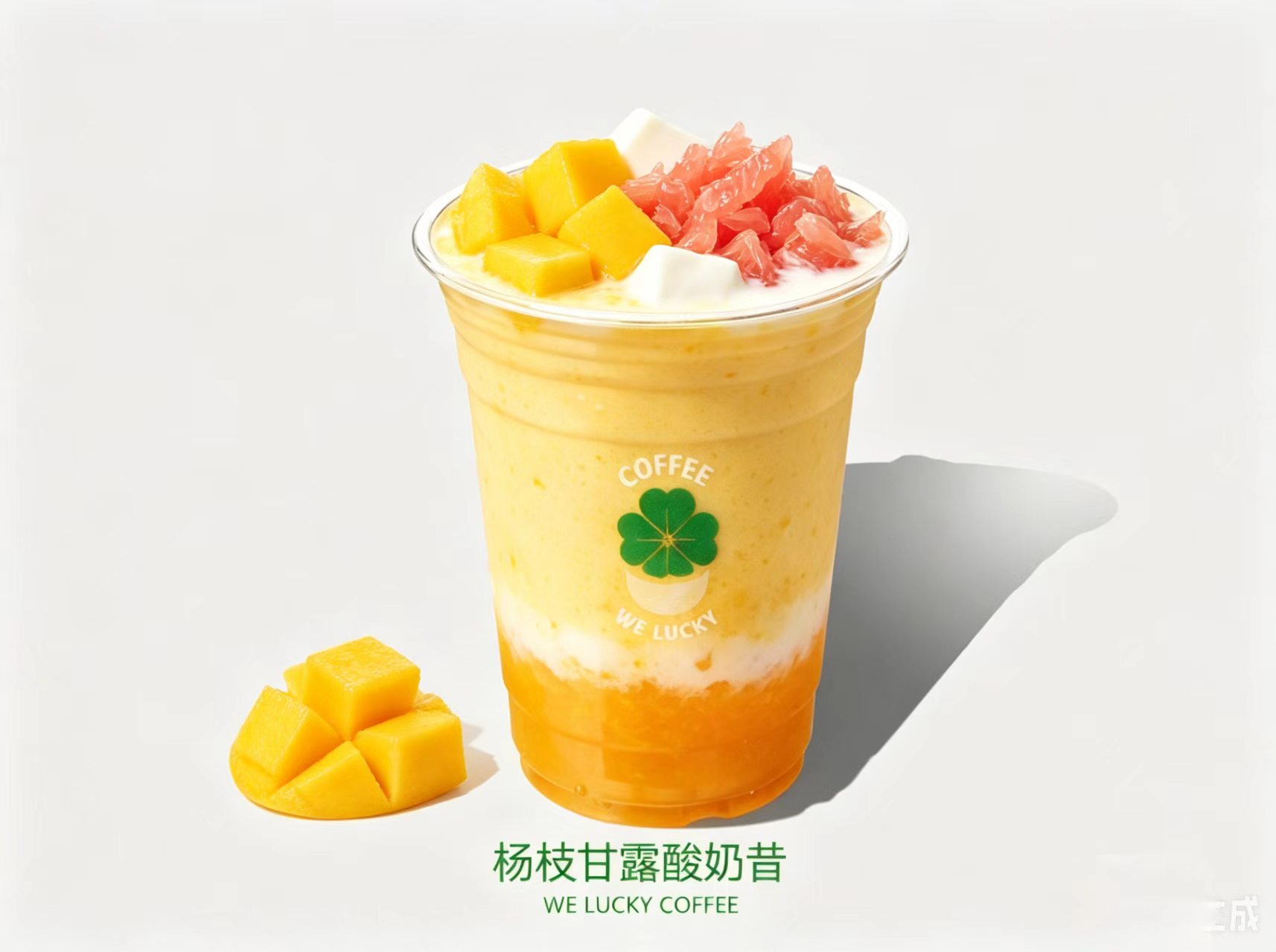 杨枝甘露酸奶昔