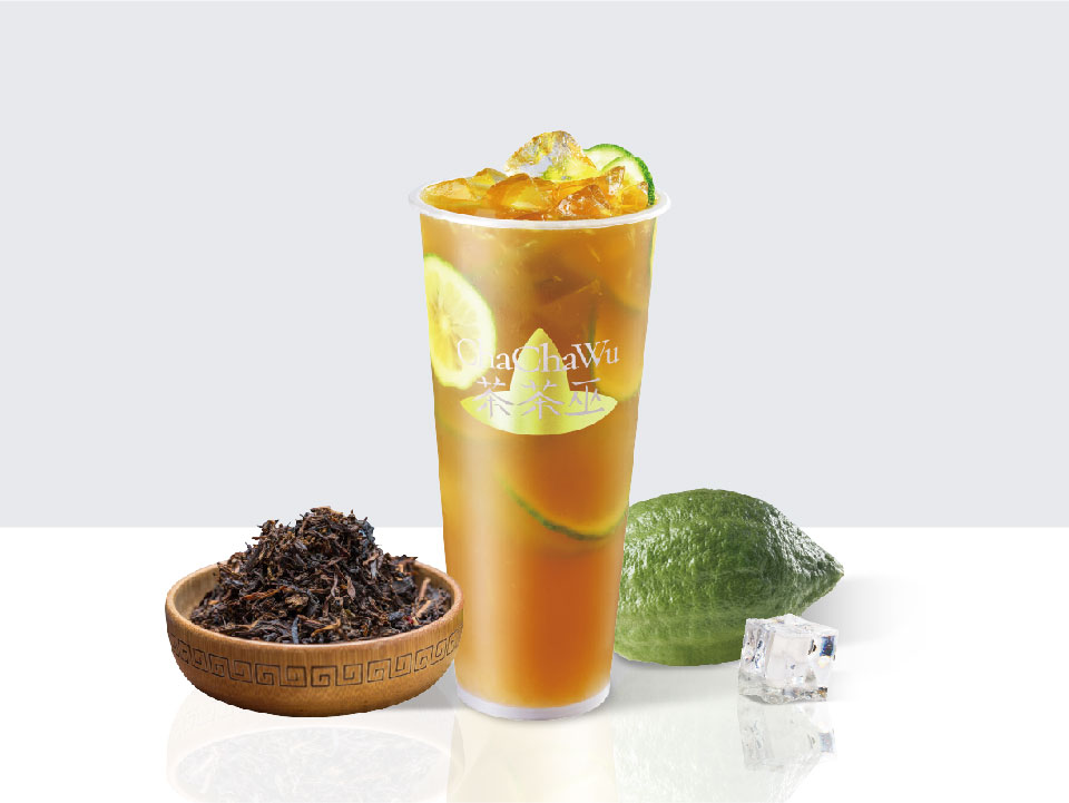 金花藏香柠檬茶