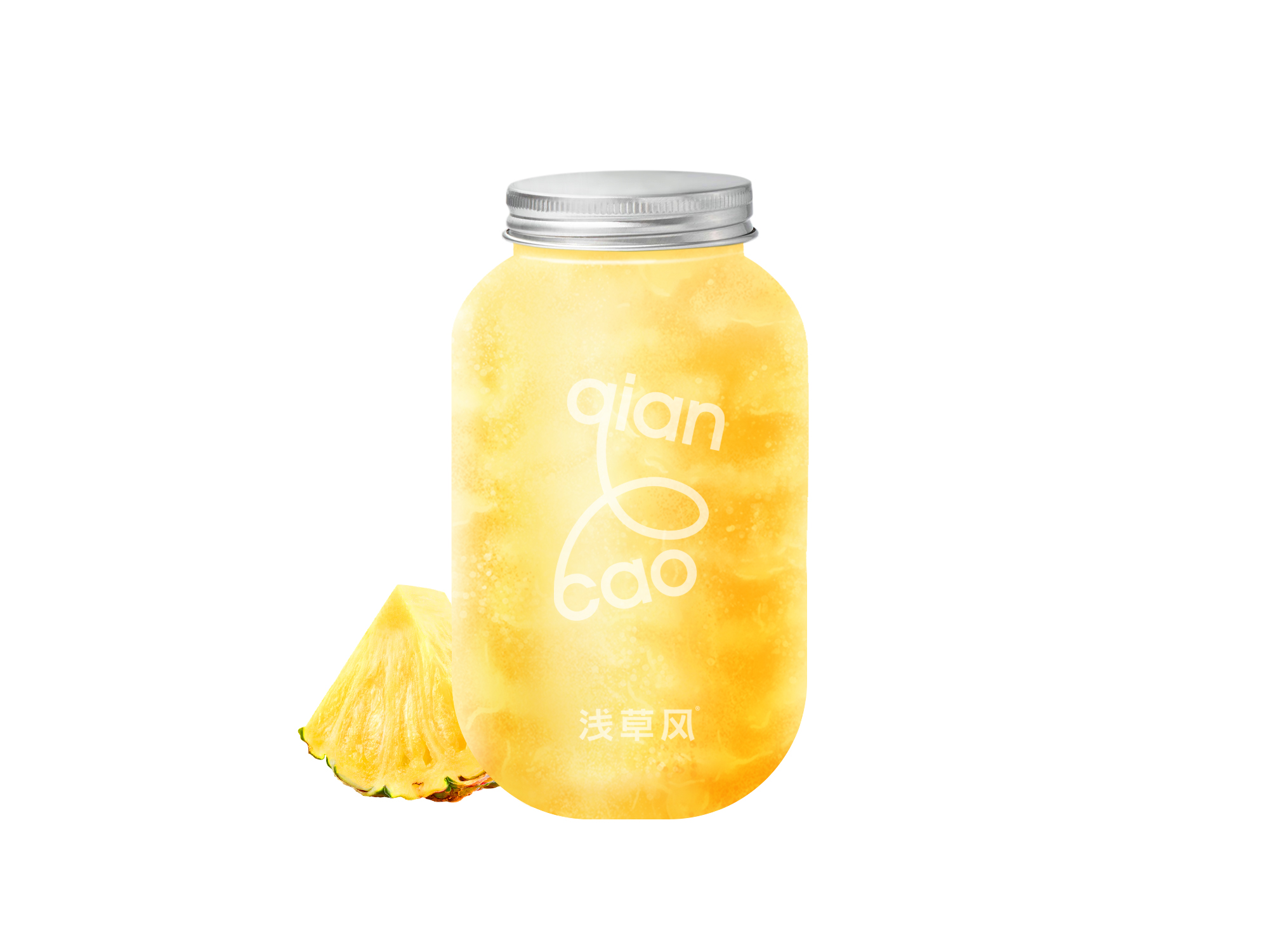 金菠萝果汁冰