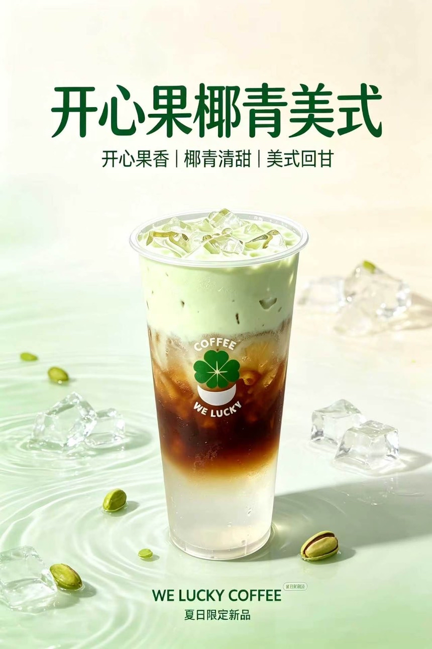 开心果椰青美式