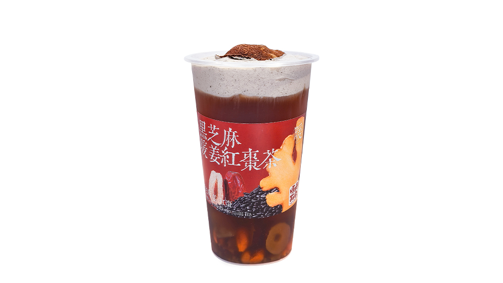 黑芝麻暖姜红枣茶