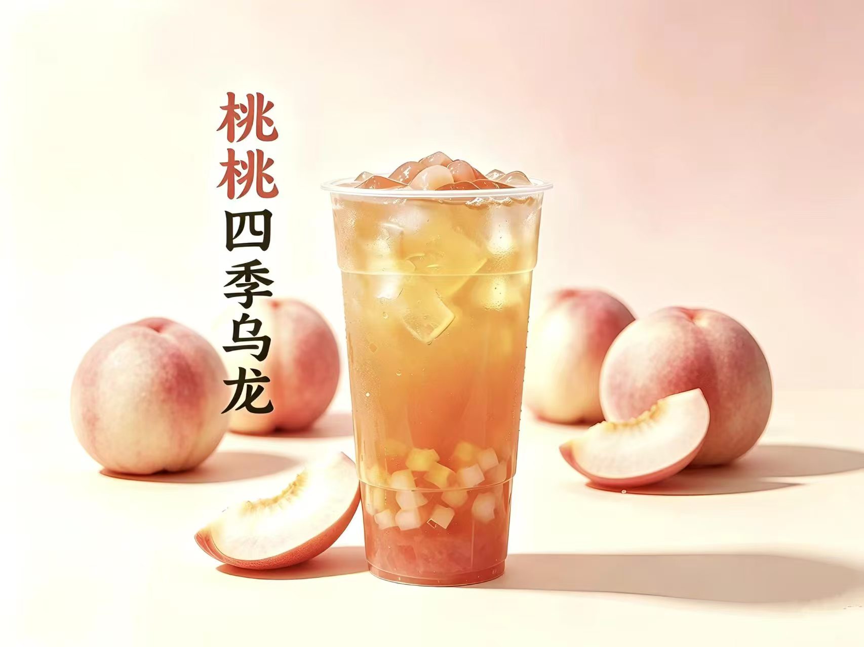 桃桃四季春冰茶（大杯）