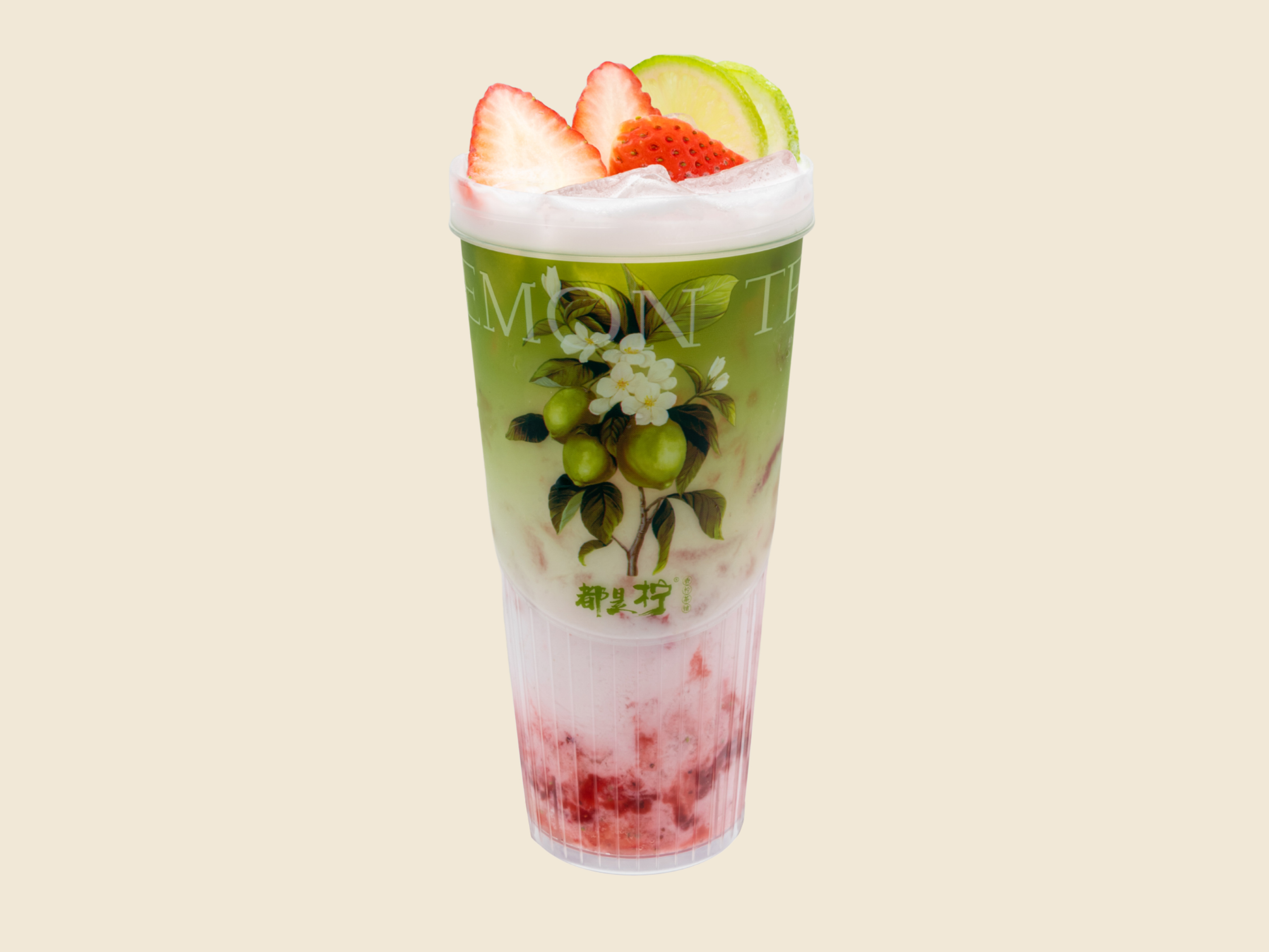 草莓生打柠檬椰