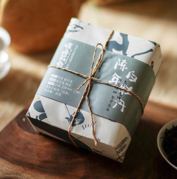 30g原叶茶纸包陈年白牡丹