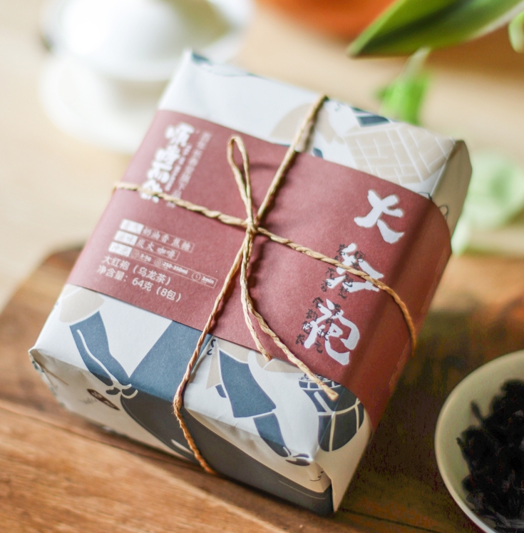 64g原叶茶纸包大红袍