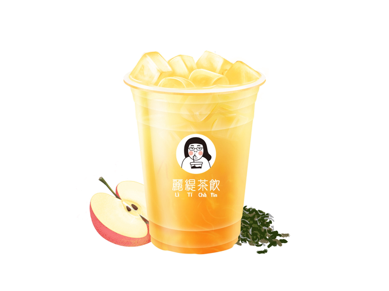 低卡苹果纤果茶