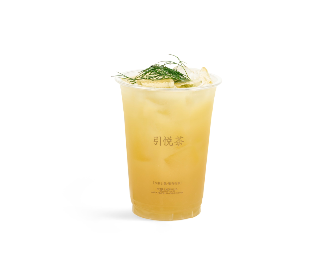 黄皮苹果冰茶