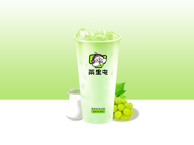 青提奶绿