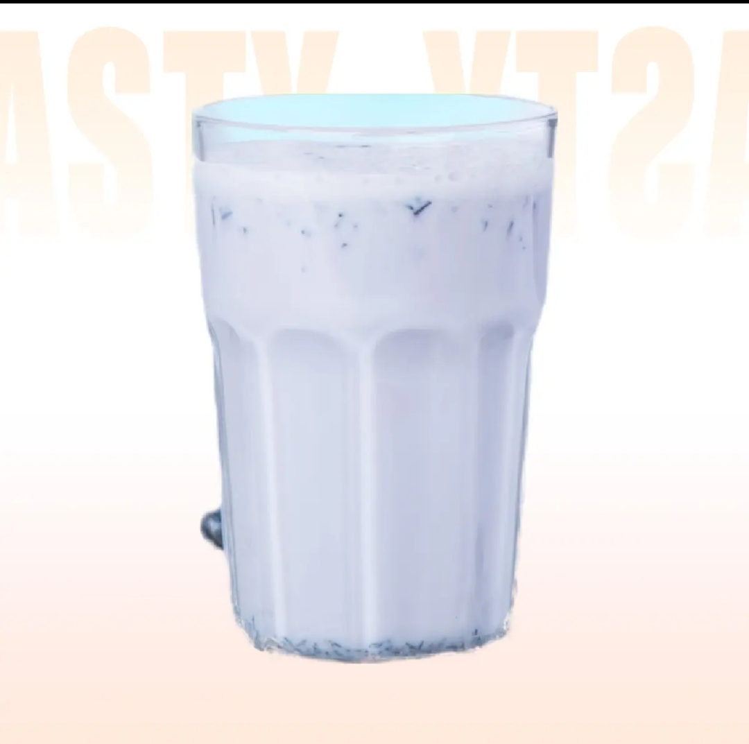 蓝莓冰奶