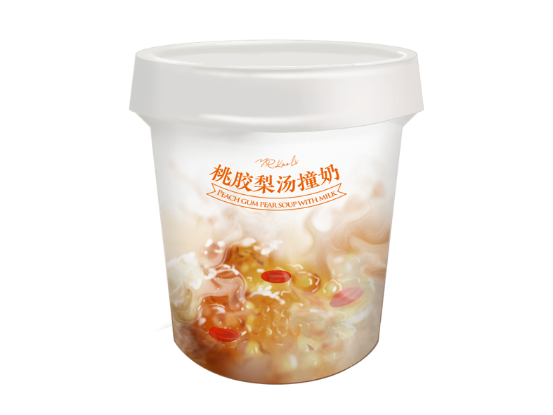 桃胶梨汤撞奶