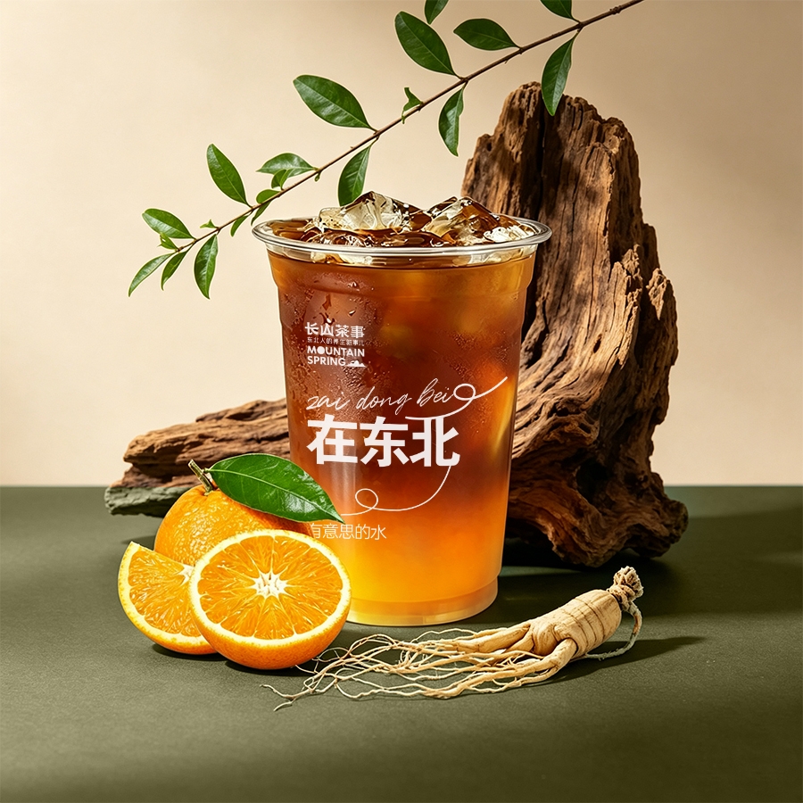 人参甜橙美式