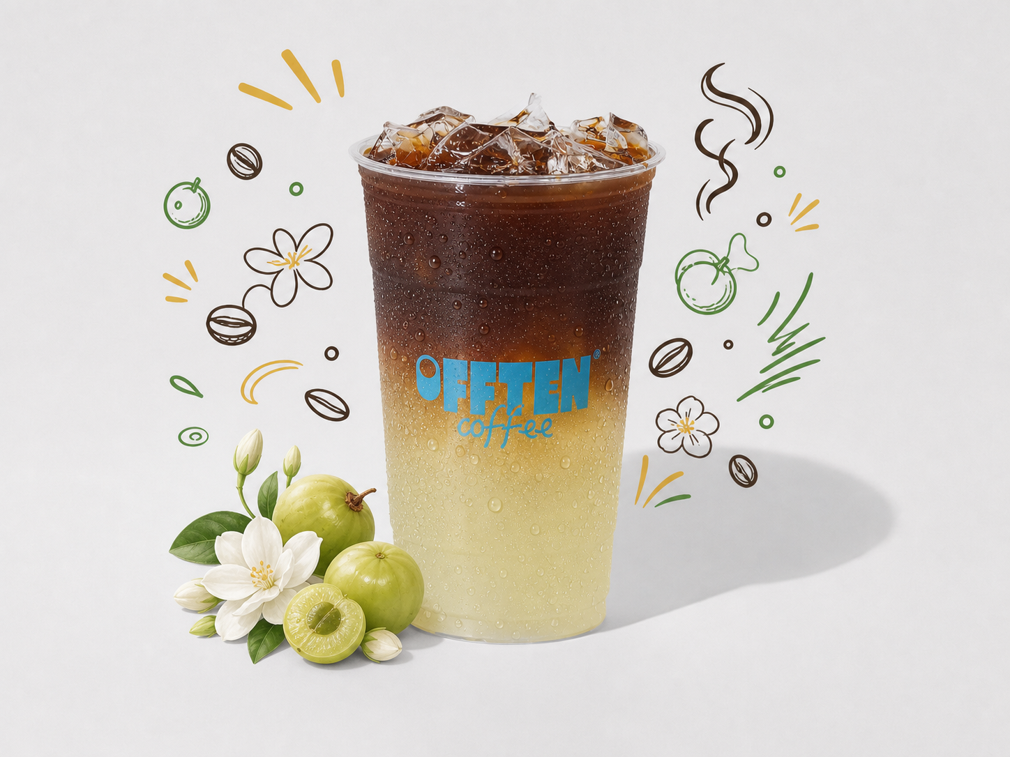 賊大杯油柑茉莉美式