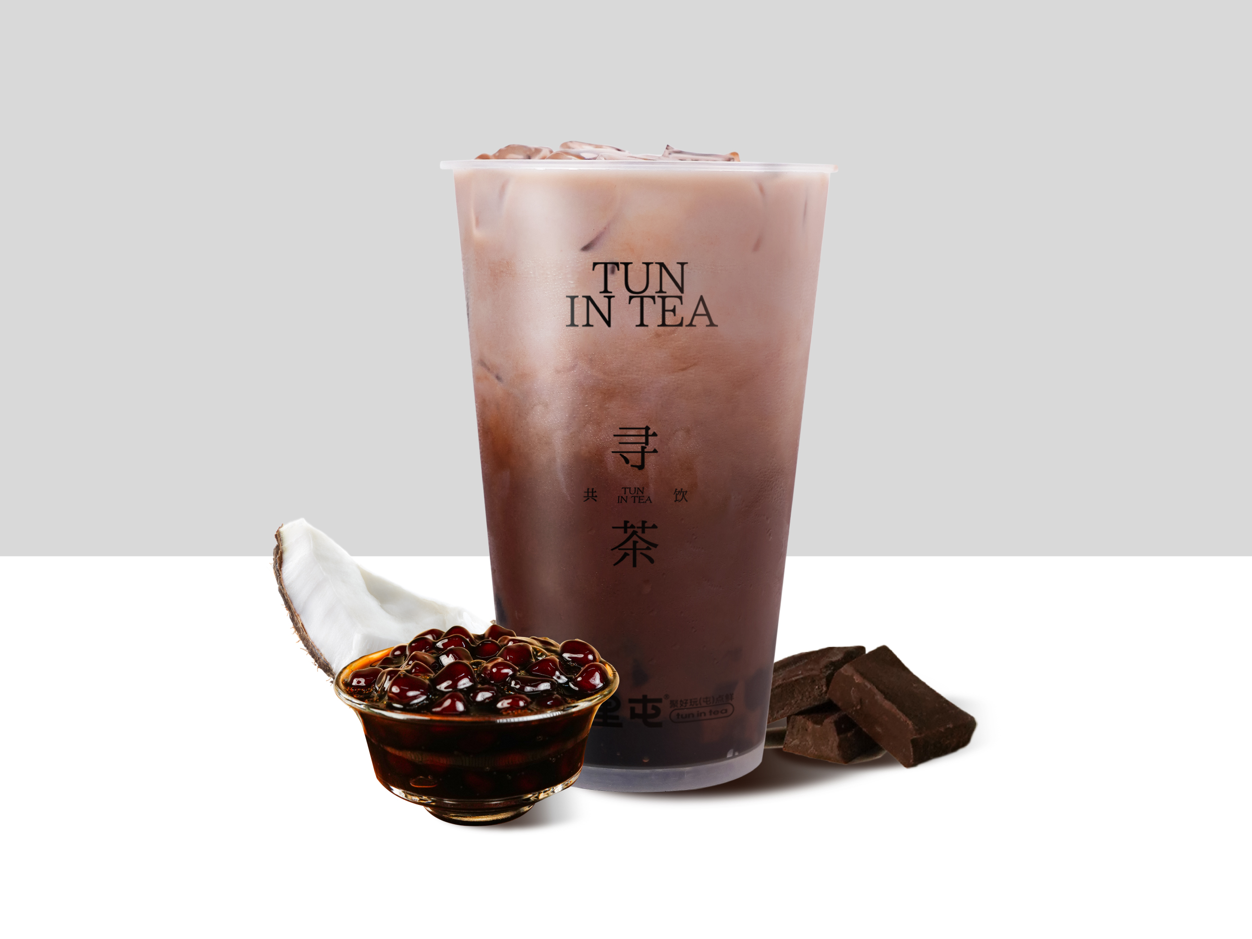 椰香可可茶