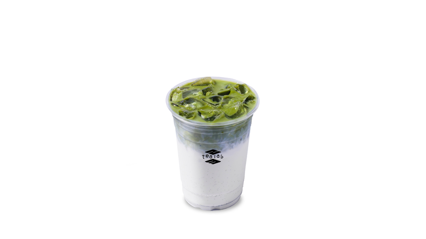香草籽抹茶拿铁