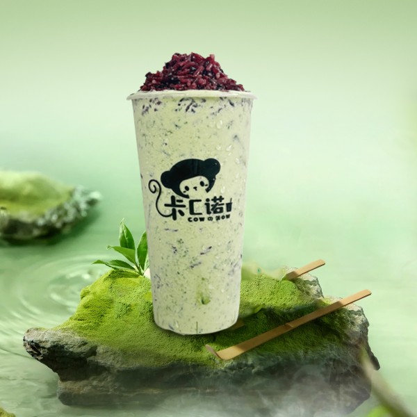 牛油果酸奶紫米露