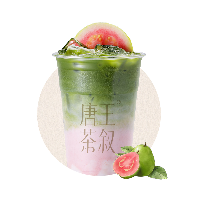 芭乐抹茶冰奶