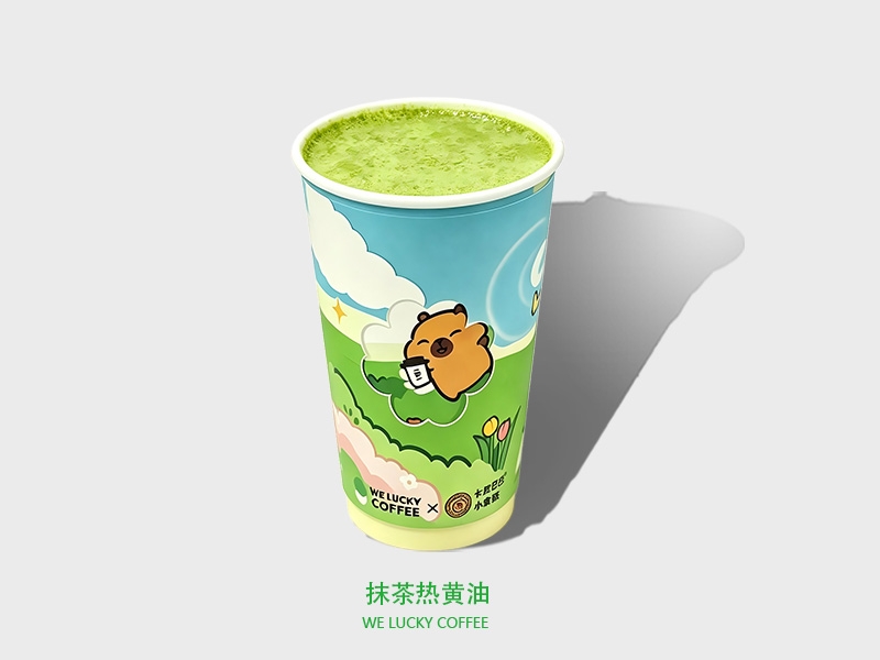 抹茶红豆奶茶