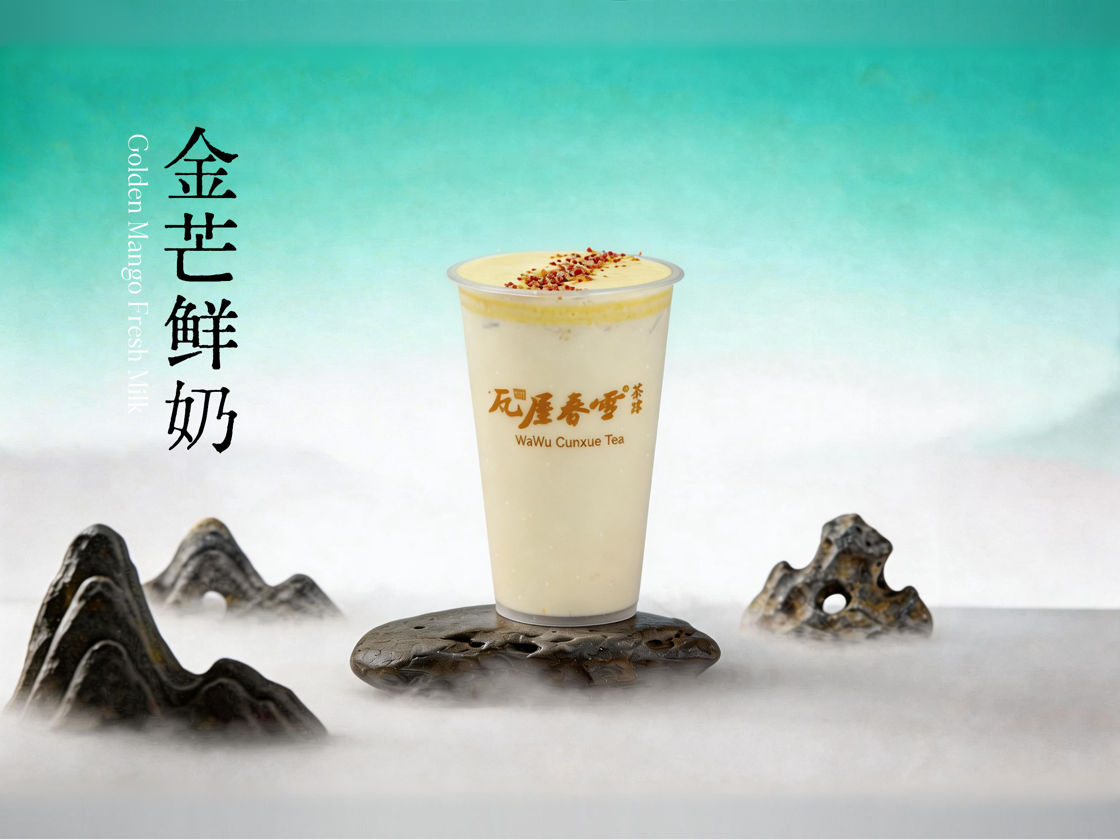 金芒鲜奶