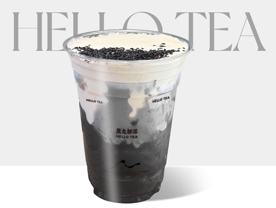 流金黑芝麻麻薯