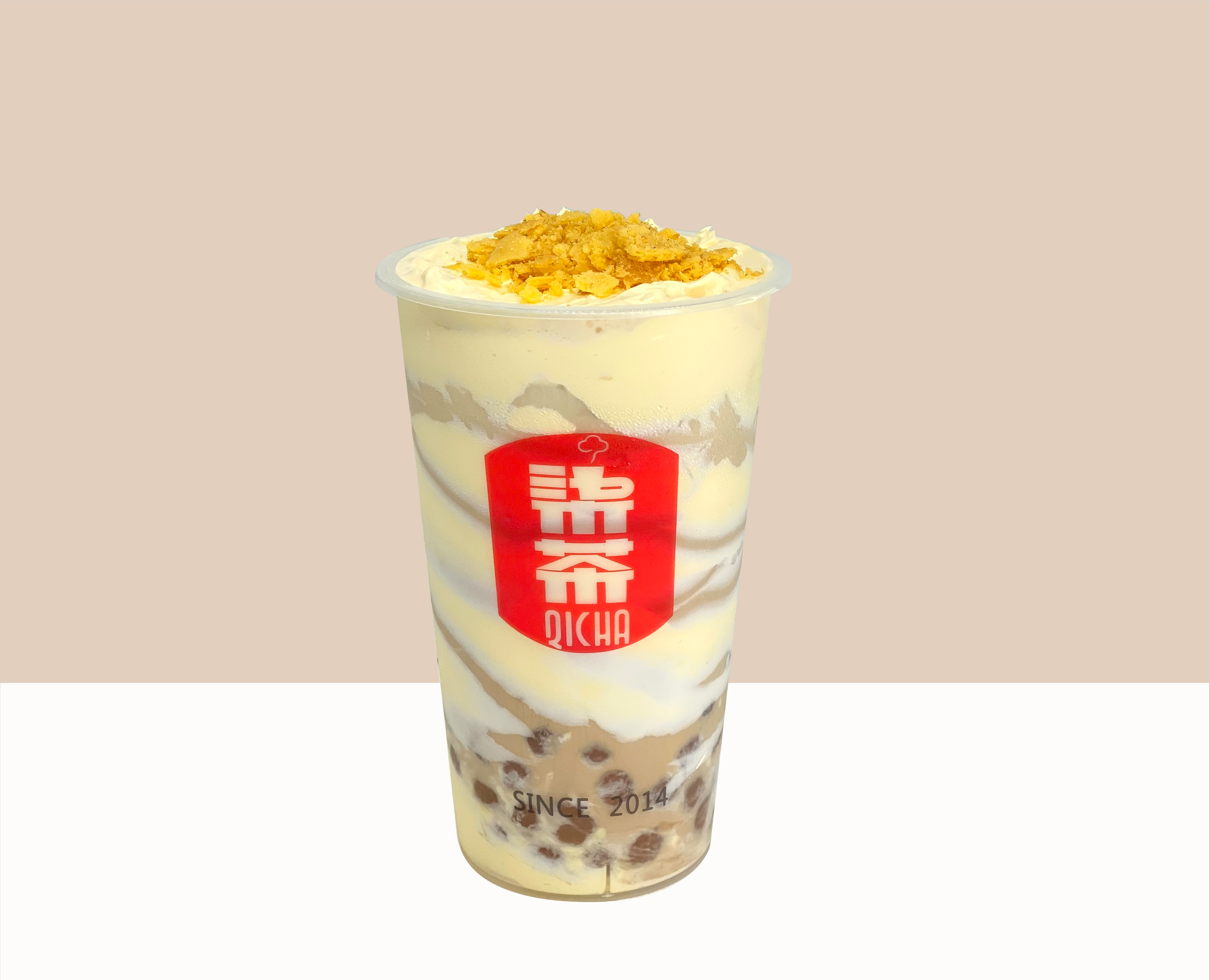 金沙蛋黄酥奶茶
