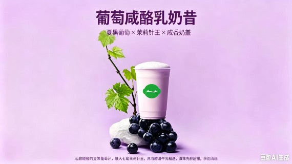 葡萄冰奶昔