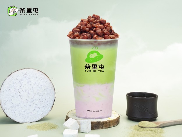 超厚芋泥抹茶。