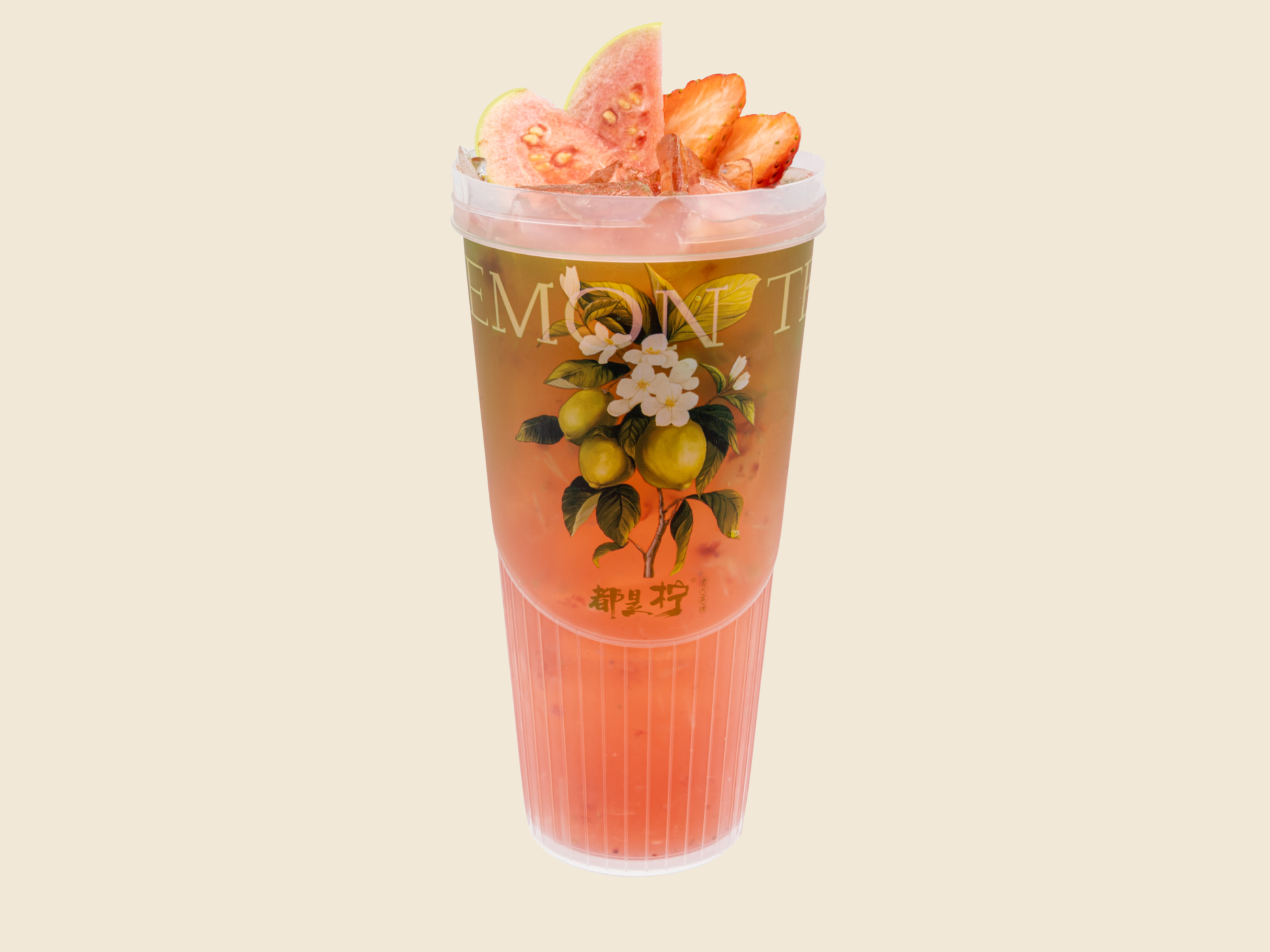 芭乐莓莓香柠茶