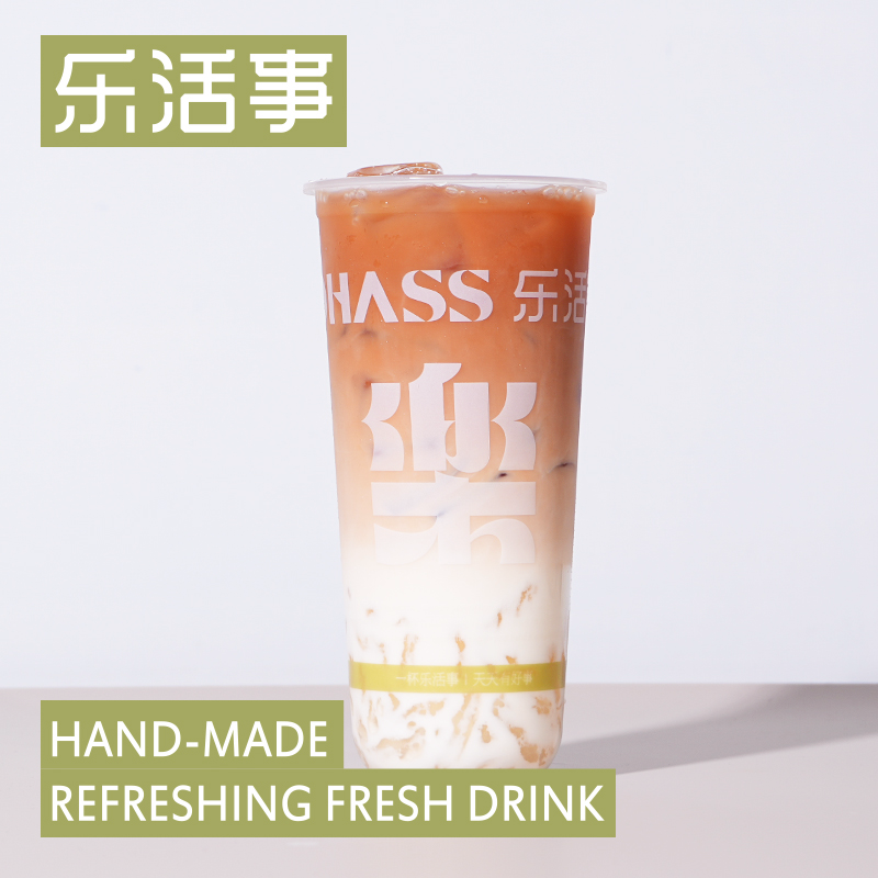 水晶条鲜奶茶