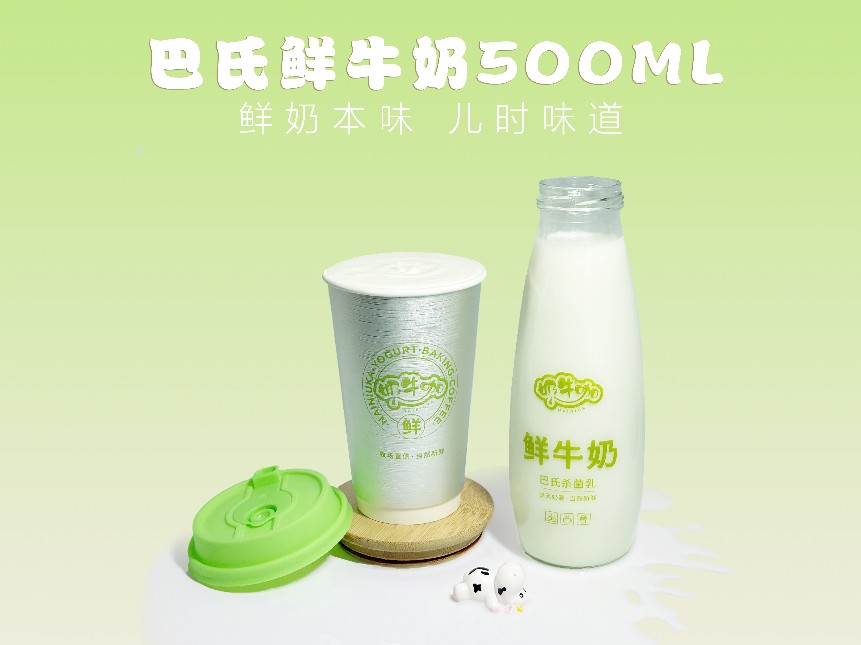 巴氏鲜牛奶(500ml)