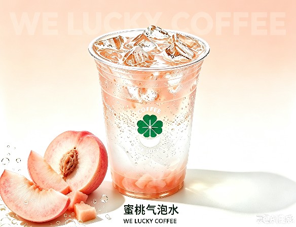 蜜桃气泡水