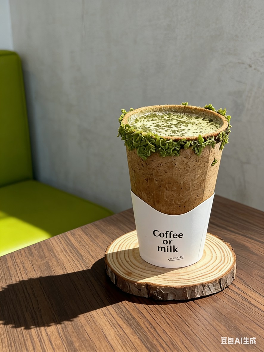 抹茶椰椰脆脆杯