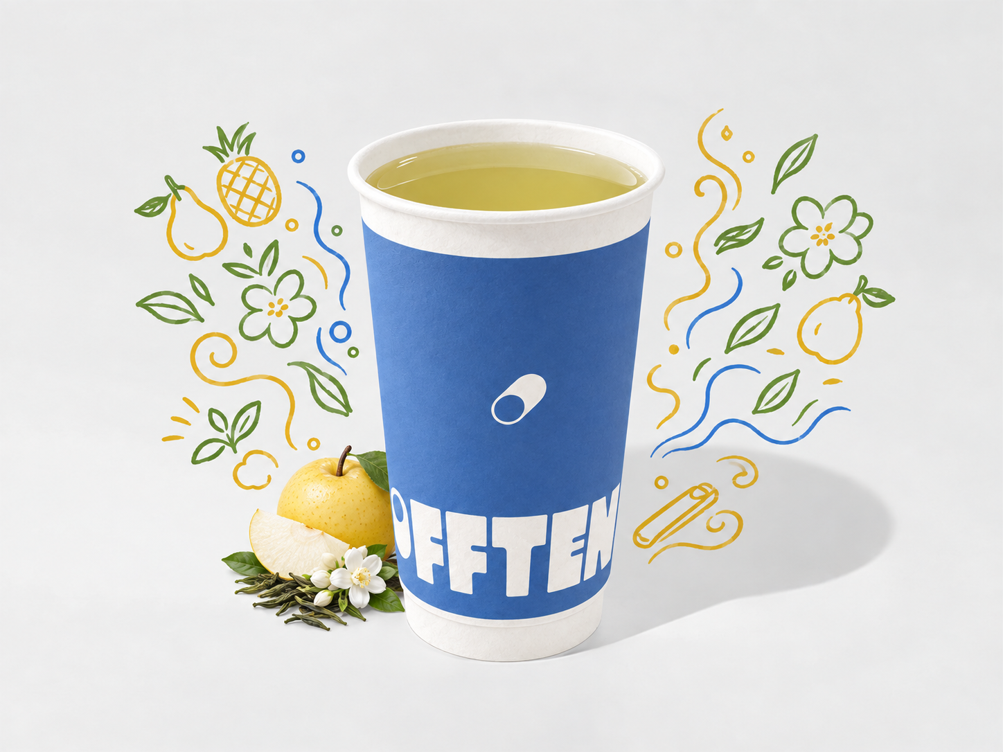 賊大杯南果梨熱果茶