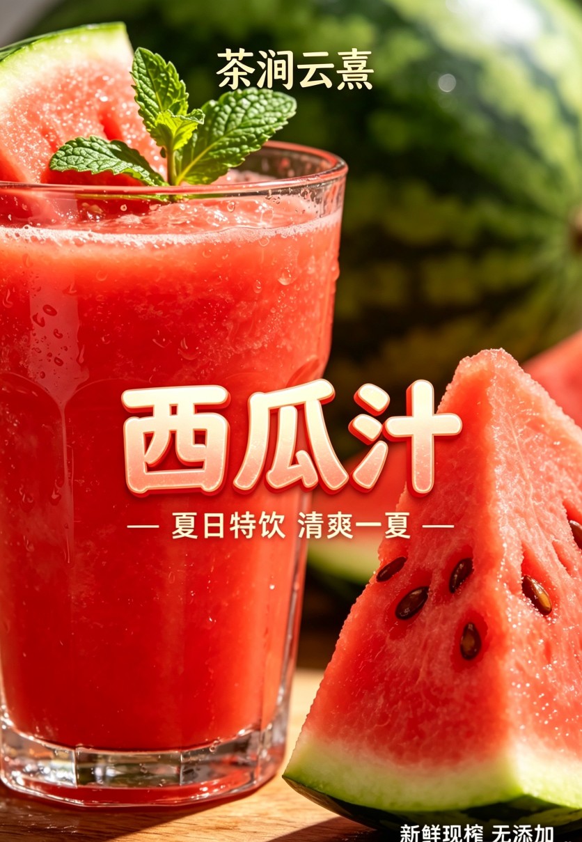 鲜榨西瓜汁