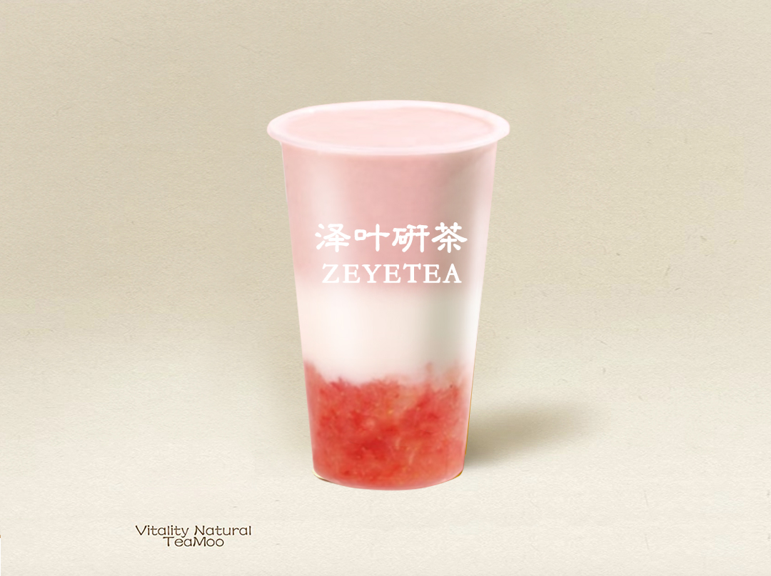 草莓酸奶奶昔