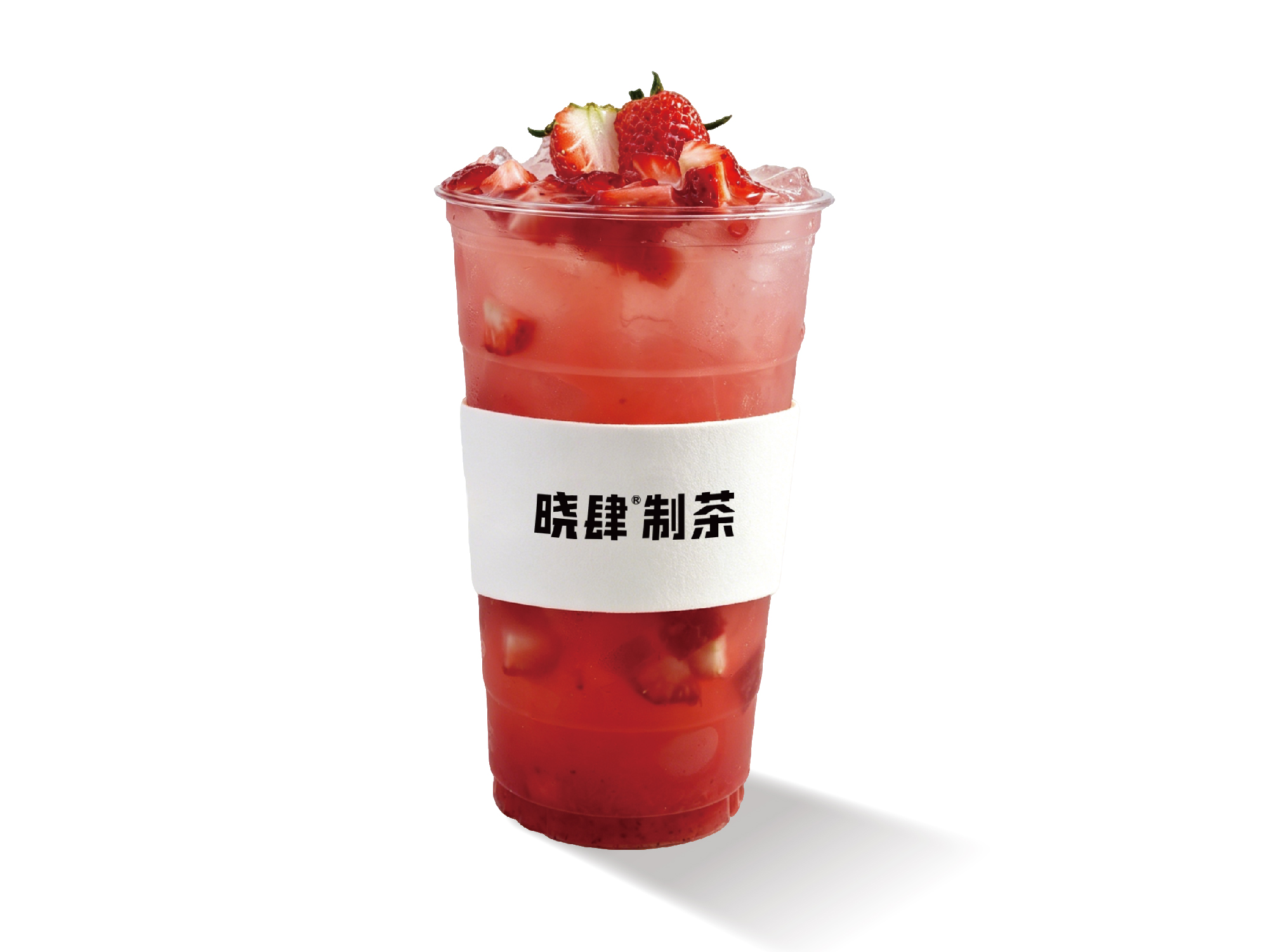 超大1L草莓冰茶