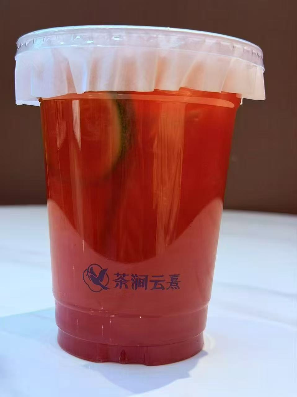 草莓手打柠檬茶