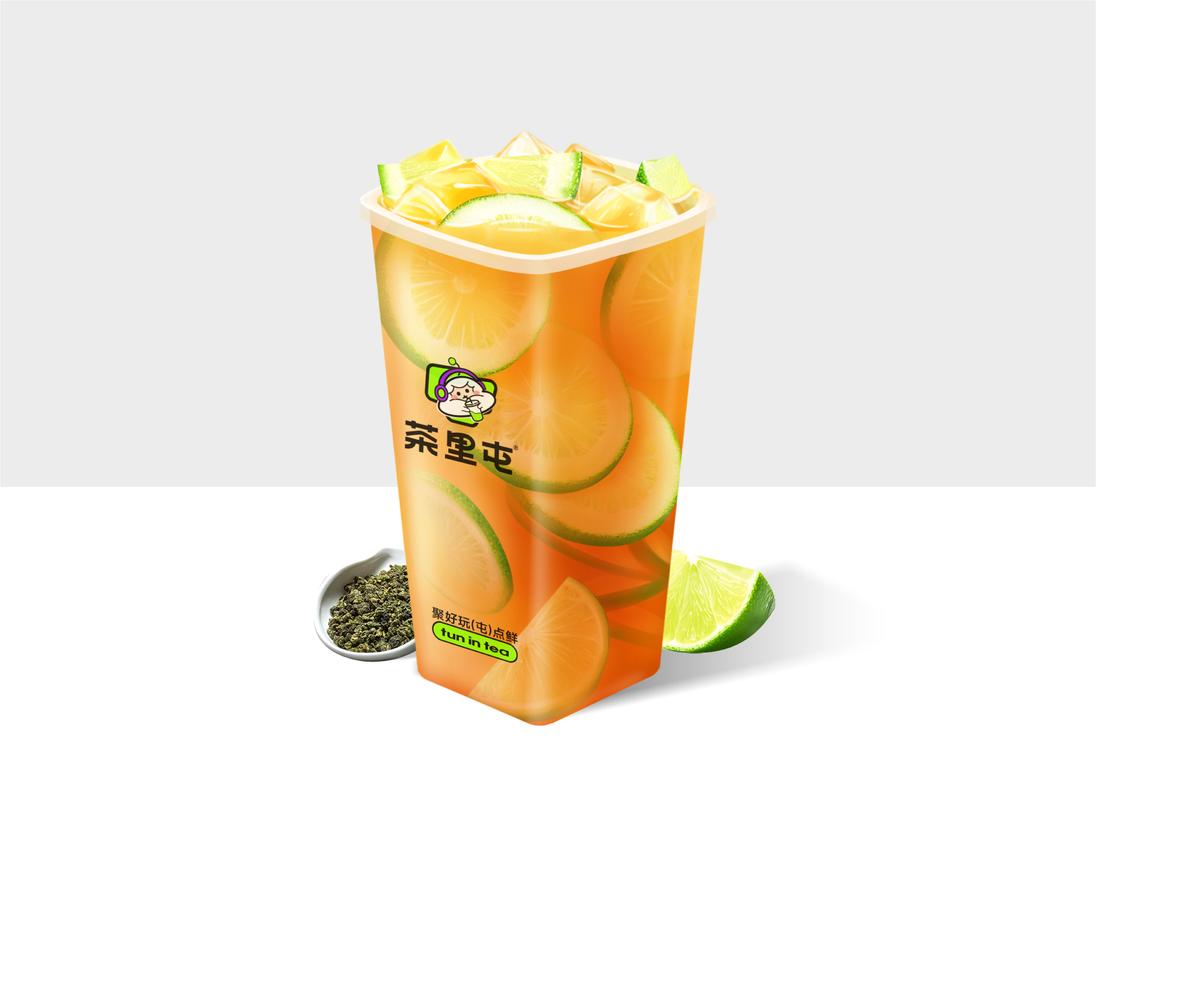 爆打柠檬红茶.
